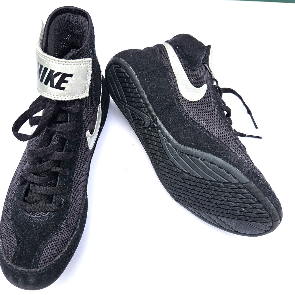 Nike SideSweep VII Wrestling Black Shoes 366683 004 Men's Size 6 1/2